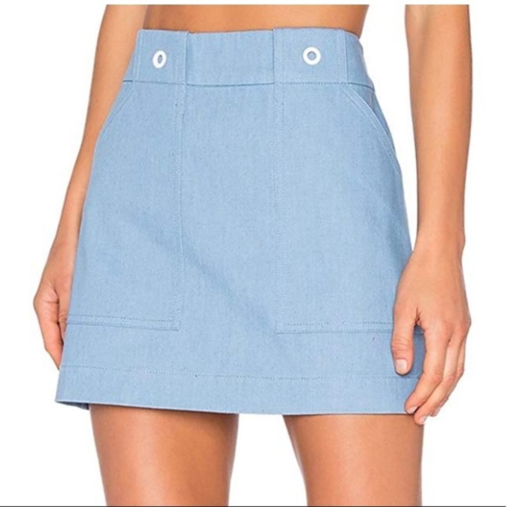 Rag and Bone Denim Mini Skirt